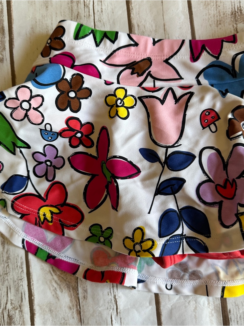 Hanna coral floral swim skirt - Picture 2 of 8